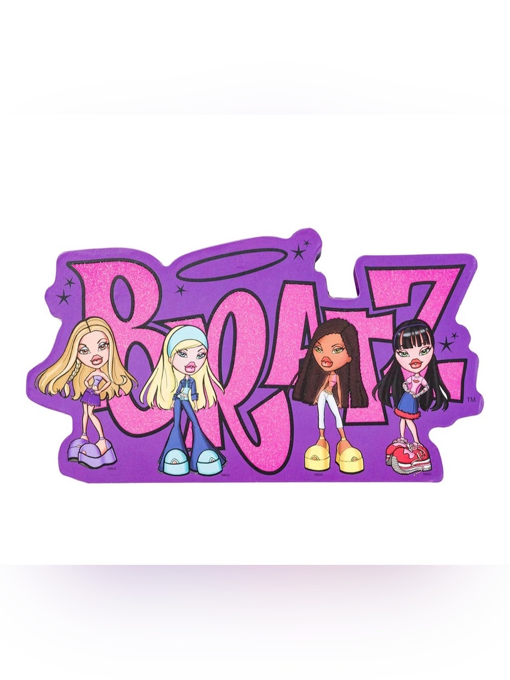Silver Buffalo Bratz Glitter Cloe Jade Sasha, Wall Art
Large Die-Cut